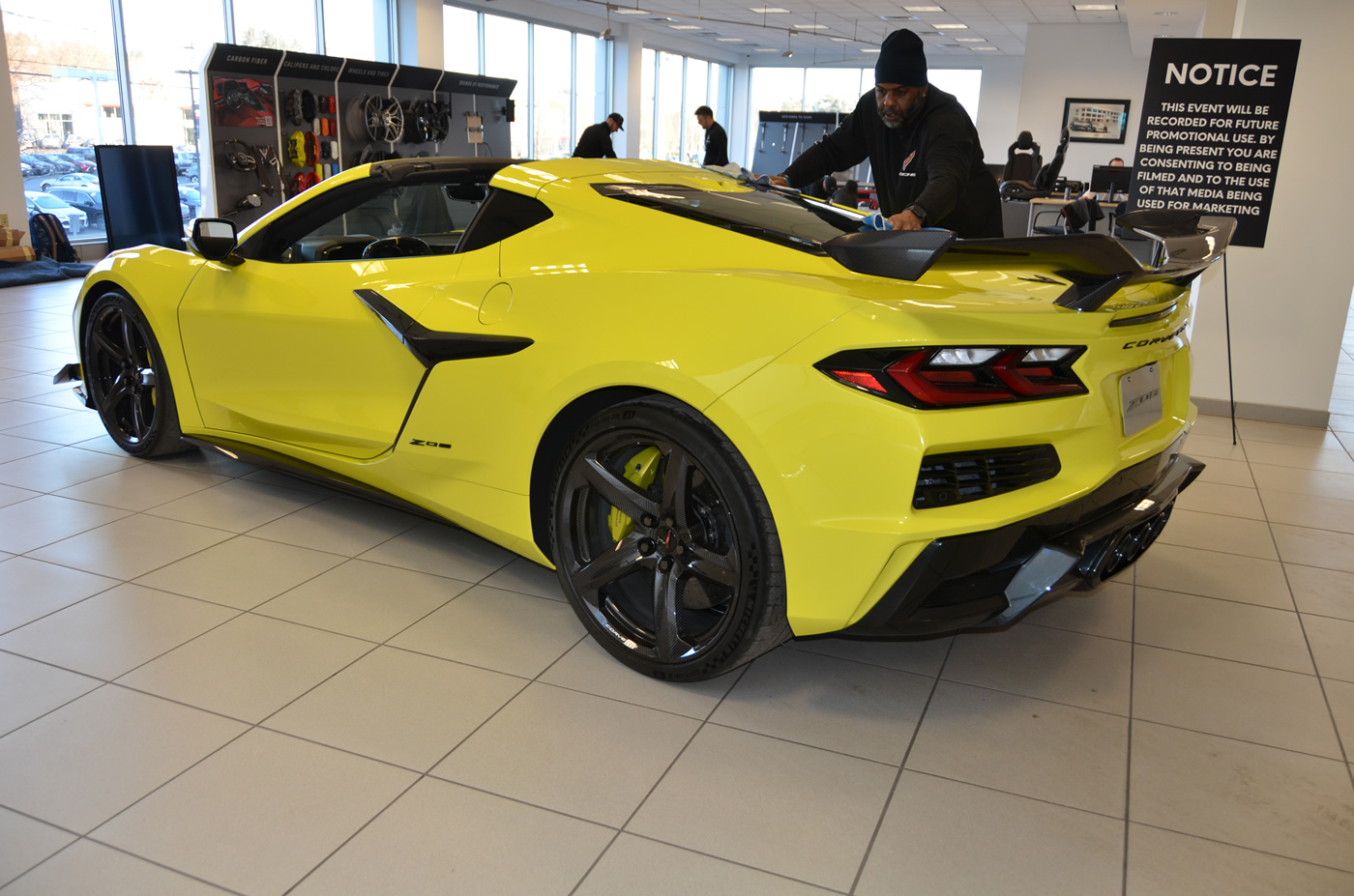 2023 Corvette Z06 Coupe in Accelerate Yellow