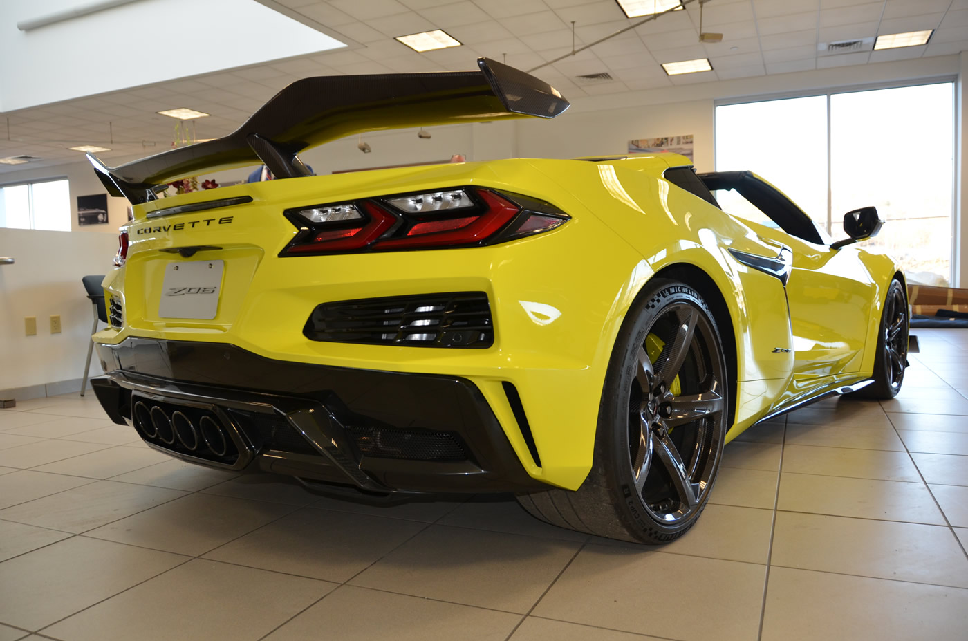 2023 Corvette Z06 Coupe in Accelerate Yellow Corvette Forum