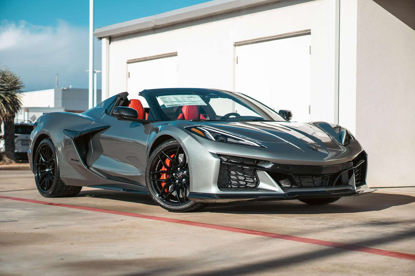 2024 Corvette Z06 Convertible 3LZ in Hypersonic Gray Metallic