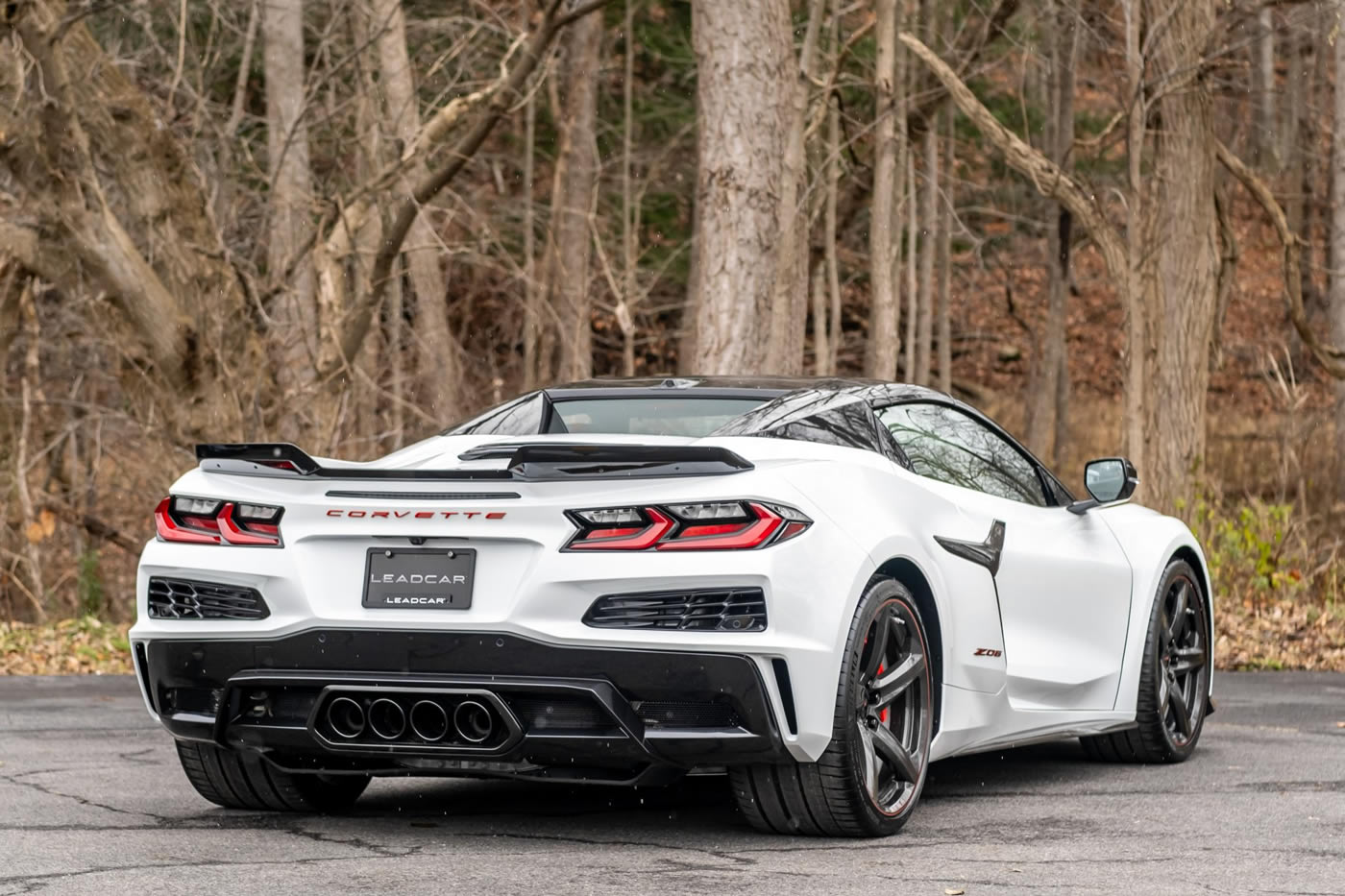 2024 Corvette Z06 Convertible 3LZ is finished in Arctic White