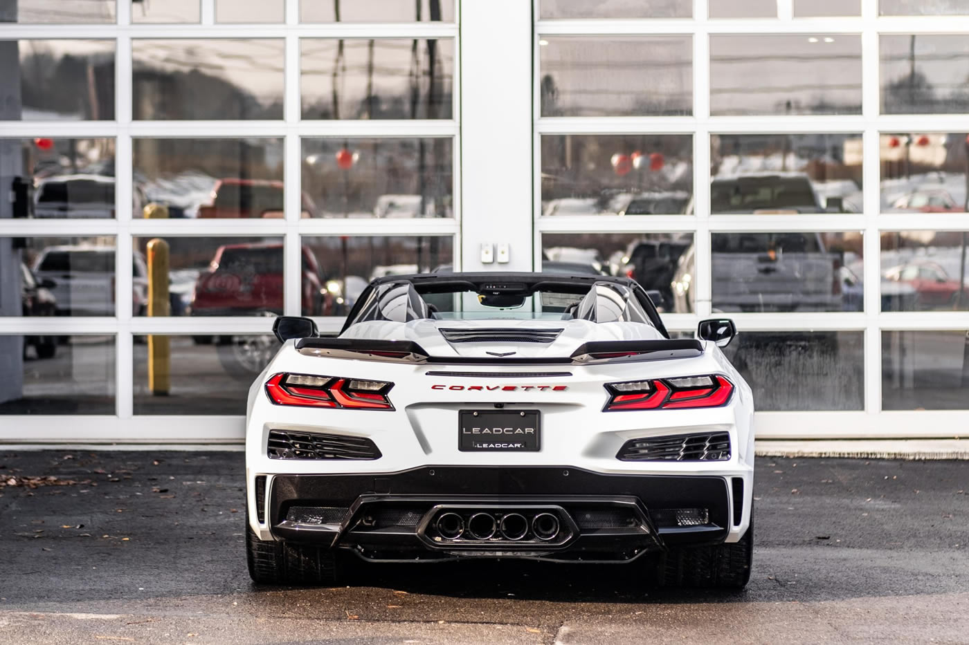 2024 Corvette Z06 Convertible 3LZ is finished in Arctic White