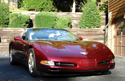 50th Vette in Driveway