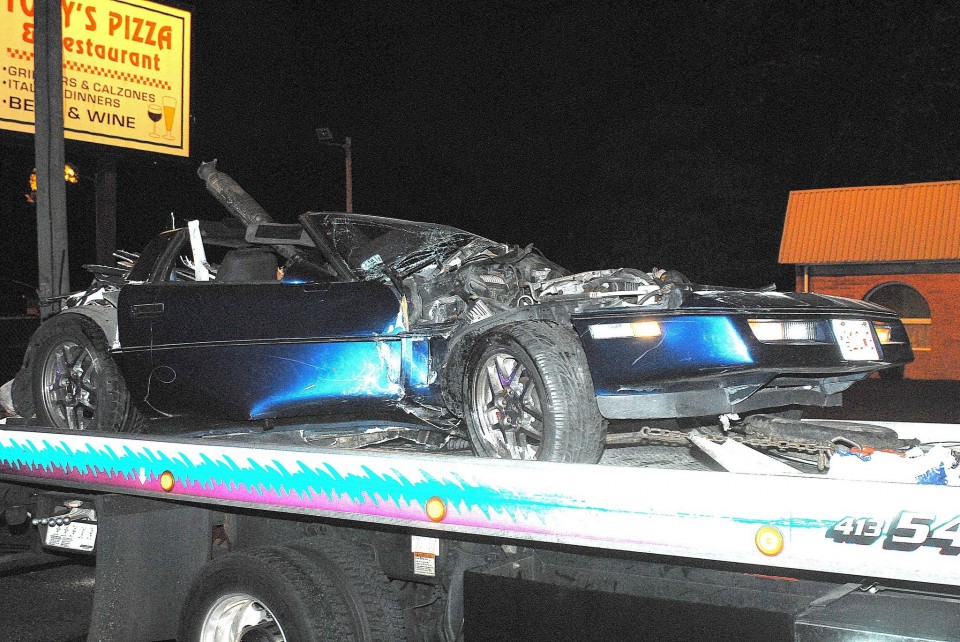 C4 Corvette Crash - Springfield, MA