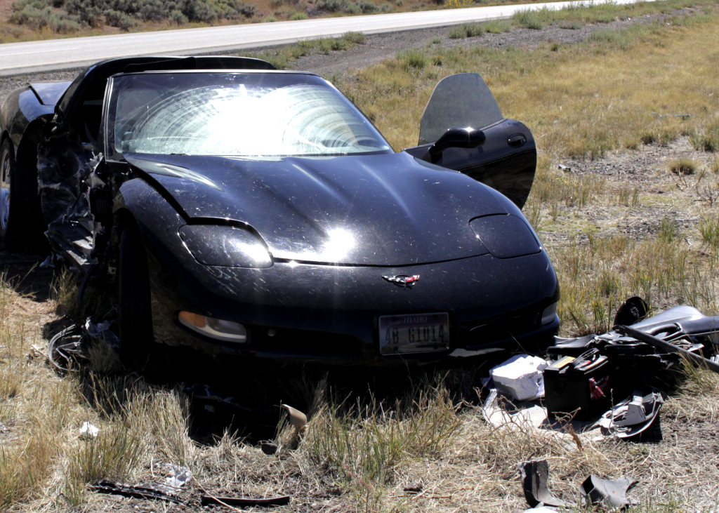 C5 Corvette Crash - New Harmony - Utah