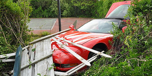 Corvette crash in Asharoken