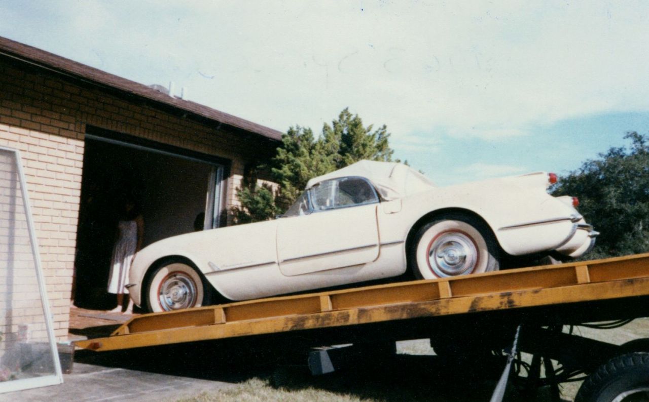 Famous Entombed 1954 Corvette