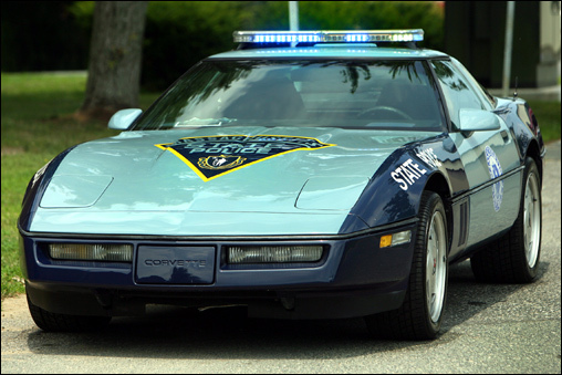 Massachusetts State Police Corvette