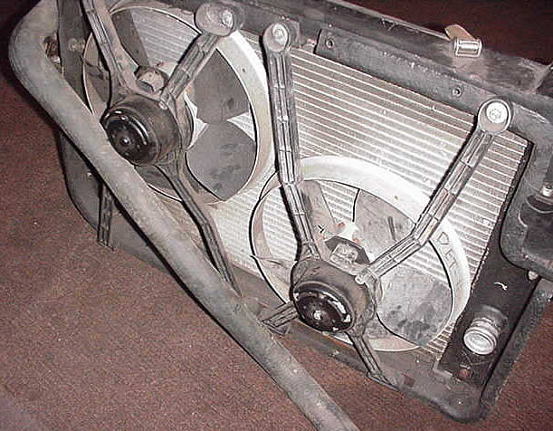 Prototype Hand-Made LT5 Radiator Assembly by Lotus