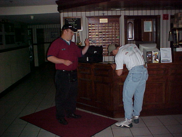 Rob Buying Supper In The Dark